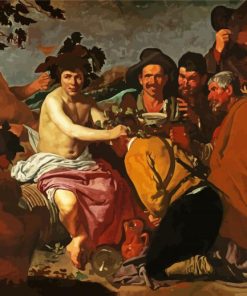 The Triumph Of Bacchus By Velazquez paint by numbers