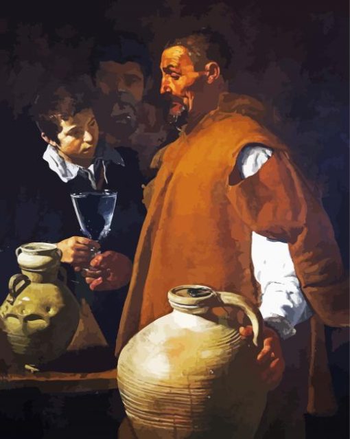 The Waterseller Of Seville By Velazquez paint by numbers