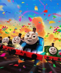 Thomas And Friends paint by numbers