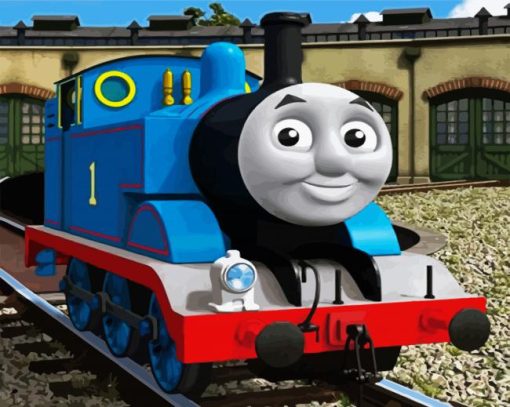 Thomas And Friends paint by number