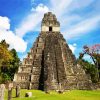 Tikal Guatemala paint by number