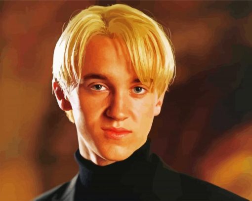 Tom Felton Draco Malfoy paint by number