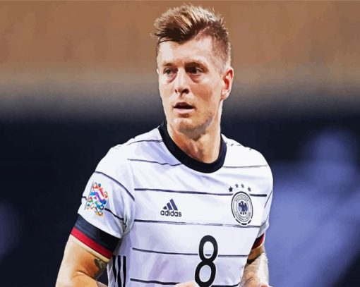 Toni Kroos paint by numbers