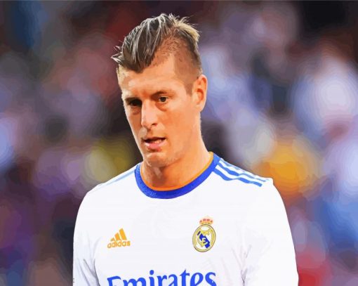 Toni Kroos paint by numbers