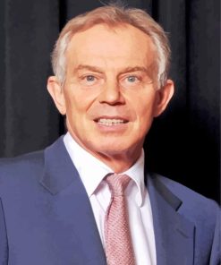 Tony Blair paint by numbers