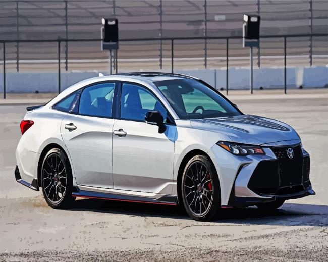 Toyota Avalon Car pqint by number