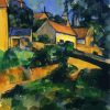 Turning Road At Montgeroult Cezanne paint by numbers