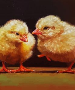 Two Chicks paint by number