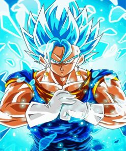 Vegito Anime Dragon Ball paint by numbers