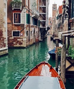 Venice Italy Canal paint by number