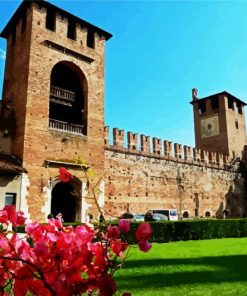 Verona Castlecchio Museum paint by numbers