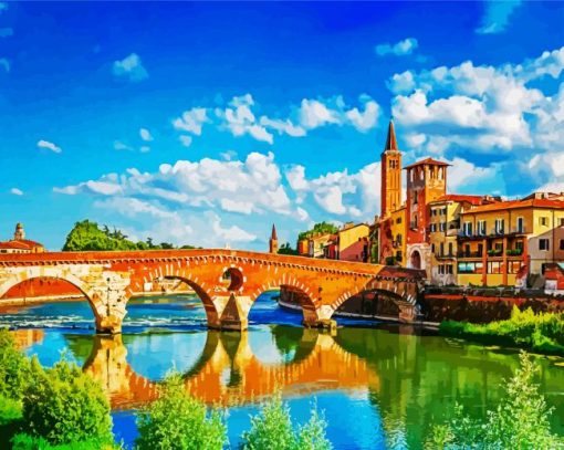 Verona Italy paint by numbers