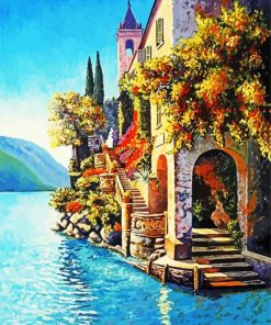 Villa Balbianello Art paint by number