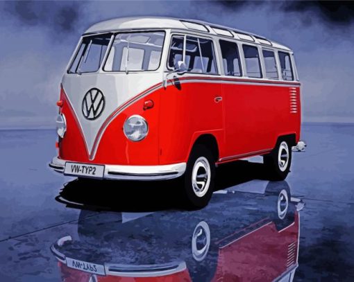 Volkswagen Combi paint by numbers