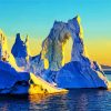 West Greenland Iceberg paint by number