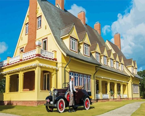 The Whalehead Club Currituck paint by number