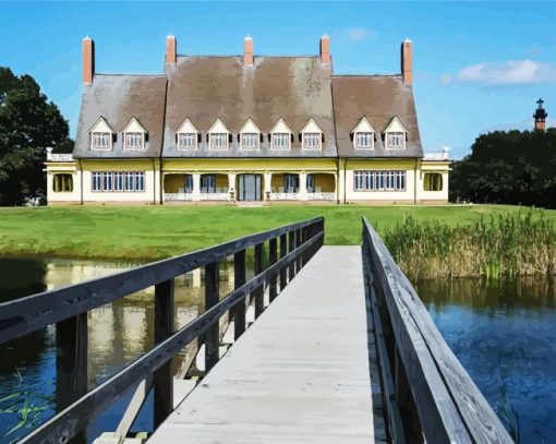 The Whalehead Club In Corolla Currituck paint by numbers