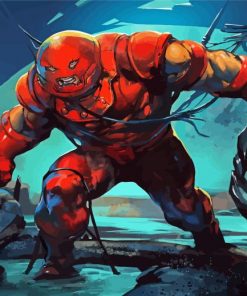 X Men Juggernaut paint by number