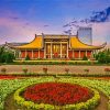 Zhongshan Memorial Hall Taipei Taiwan paint by number