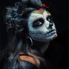 Aesthetic La Calavera Catrina paint by number