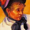 Aesthetic Mary Cassatt Self Portrait paint by number