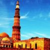 Aesthetic Qutab Minar Delhi paint by numbers