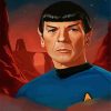 Star Trek Mr Spock paint by numbers