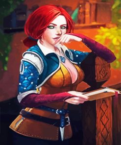 Aesthetic Triss paint by number