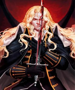 Aesthetic Castlevania paint by number