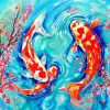 Aesthetic Koi Fish paint by numbers