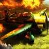 Aesthetic Stuka Plane paint by number