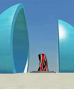 Al Shaheed Monument Iraq Baghdad paint by number