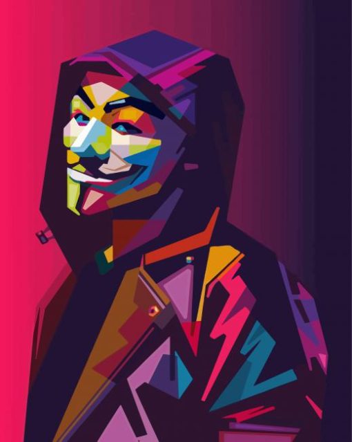 Anonymous Pop Art paint by numbers