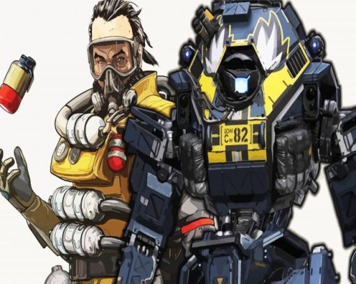 Apex Legends Titanfall paint by number