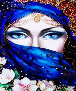 Arab Woman paint by numbers