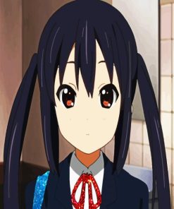 Azusa Nakano K-On Anime Character paint by number