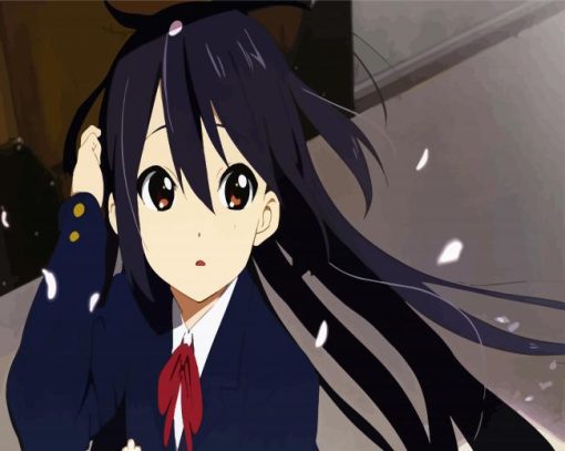 Azusa Nakano K-On Manga Anime paint by number