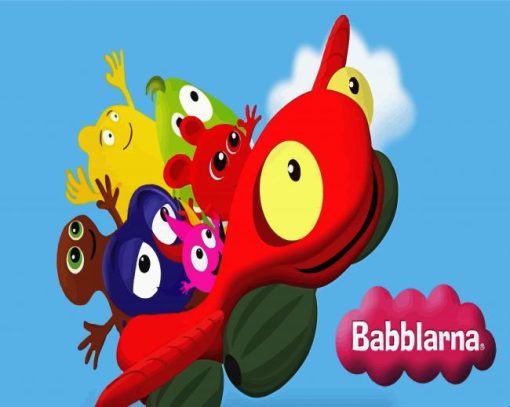 Babblarna Cartoon paint by numbers