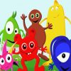 Babblarna Kids Cartoon paint by number