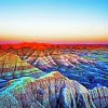 Badlands National Park paint by numbers