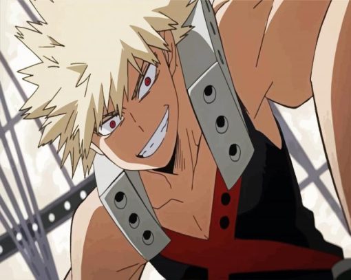 Bakugo My Hero Academia Character paint by number