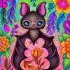 Bat Bird paint by numbers