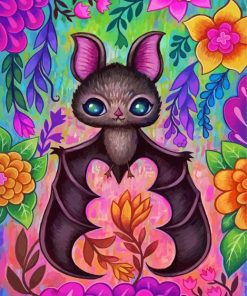 Bat Bird paint by numbers