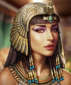 Beautiful Cleopatra paint by numbers