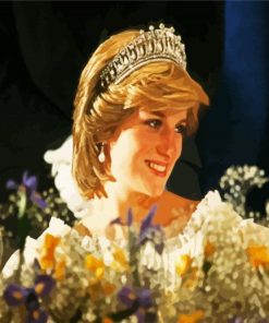 Beautiful Princess Diana paint by numbers