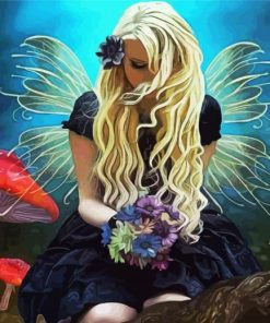 Blond Fairy paint by numbers