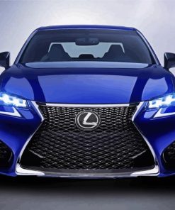 Blue Lexus paint by numbers