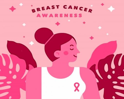 Breast Cancer paint by numbers