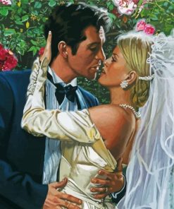 Bride And Groom paint by number