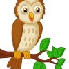 Brown owl paint by number